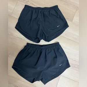 Set of Two Pairs of Nike DriFit Tempo Lined Running Shorts